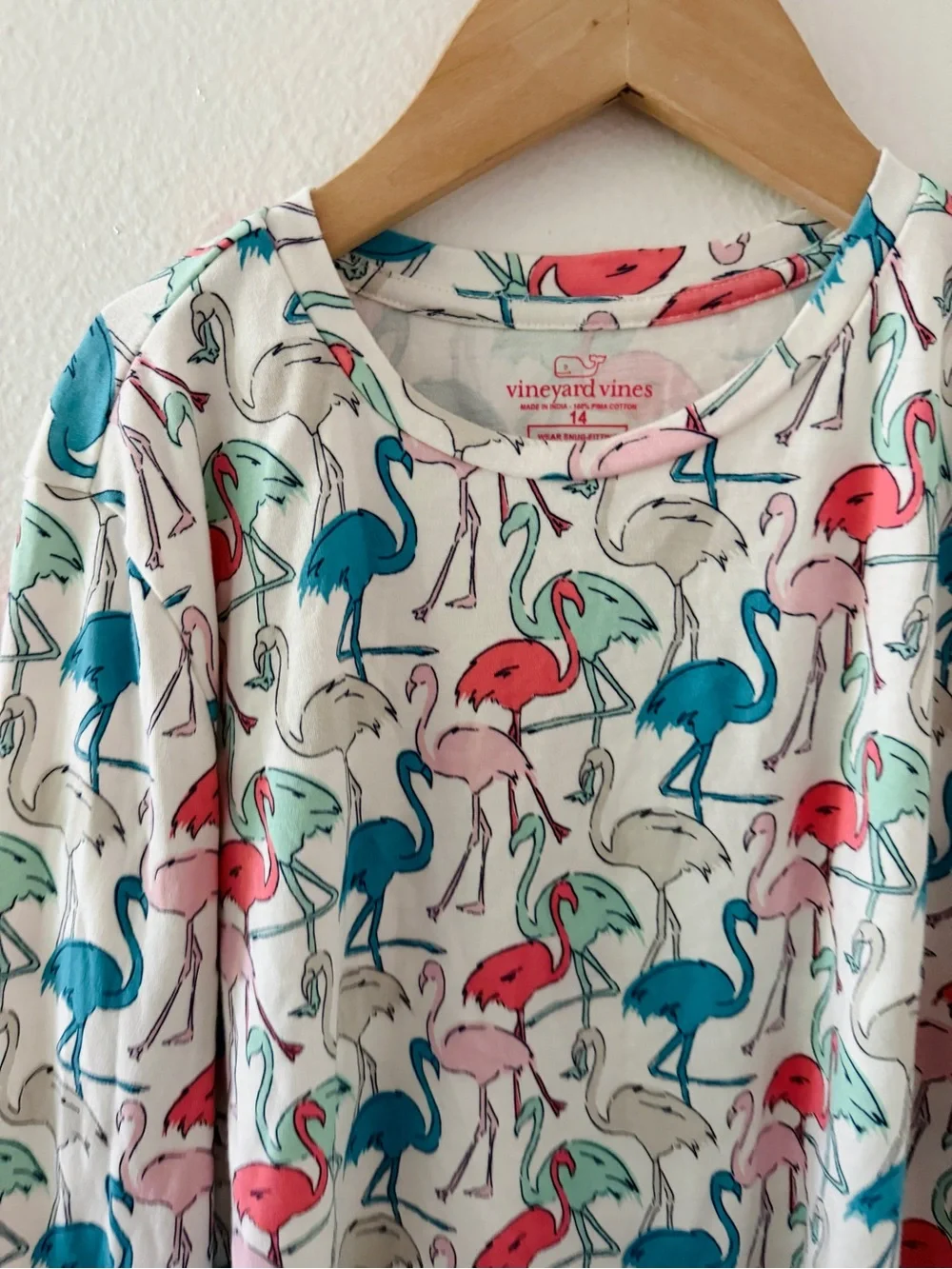 Vineyard Vines Flamingo Pajama Top